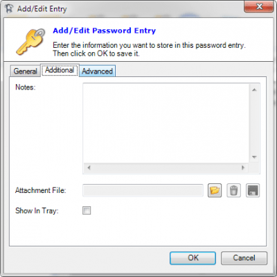 Screenshot of the application Password Manager Deluxe - #2