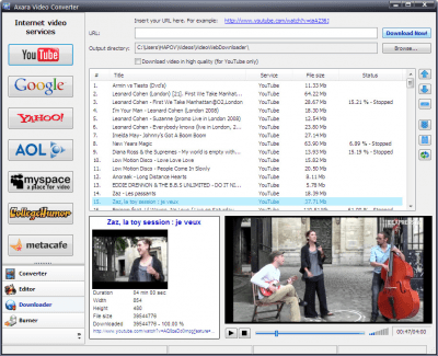 Screenshot of the application Axara Video Converter - #3