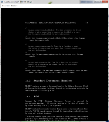 Screenshot of the application MuPDF - #3