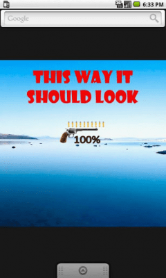 Screenshot of the application Gun Widget - #3