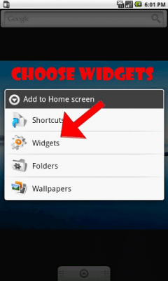 Screenshot of the application Gun Widget - #5