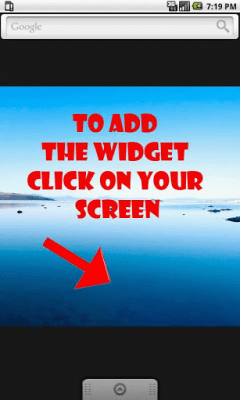 Screenshot of the application Gun Widget - #6