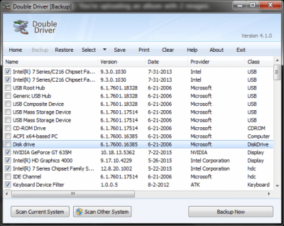 Screenshot of the application Double Driver - #2