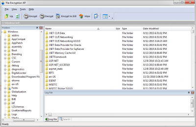 Screenshot of the application File Encryption XP - #5