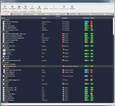 Screenshot of the application RadioMaximus - #1