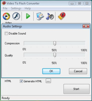 Screenshot of the application Video to Flash Converter - #3