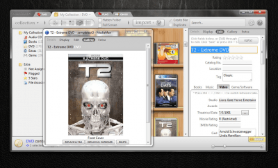 Screenshot of the application MediaMan - #3
