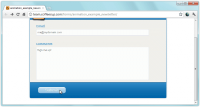 Screenshot of the application Web Form Builder - #2
