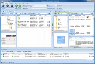 Screenshot of the application FTP Voyager - #2