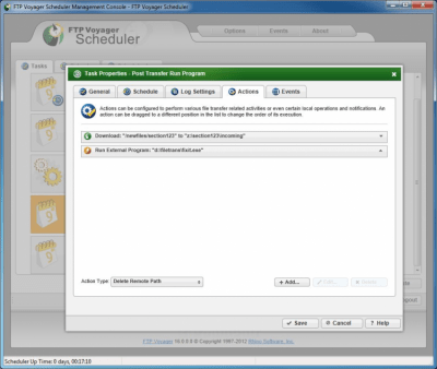 Screenshot of the application FTP Voyager - #6