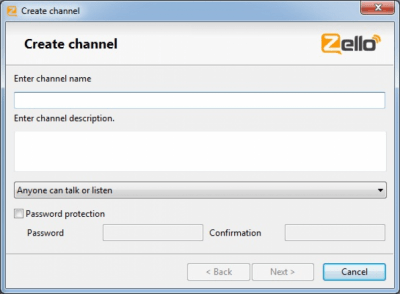 Screenshot of the application Zello - #4