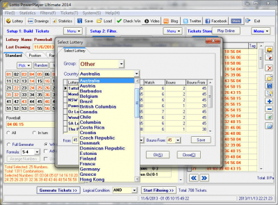 Screenshot of the application Lotto PowerPlayer Ultimate - #1