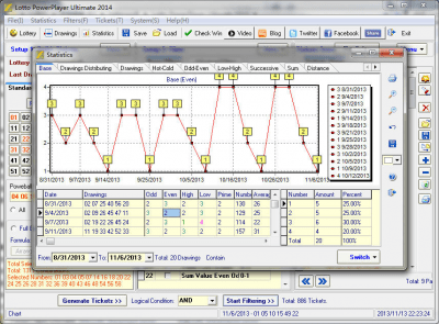Screenshot of the application Lotto PowerPlayer Ultimate - #4