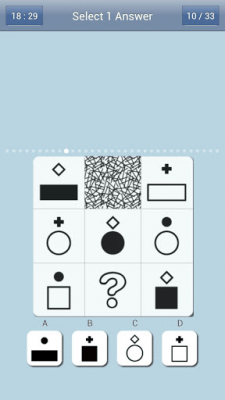Screenshot of the application IQ test for free - #1