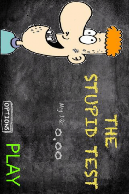 Screenshot of the application Stupid Test - #1