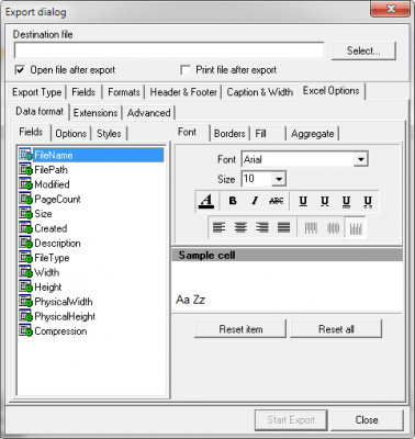 Screenshot of the application Tiff Teller - #6
