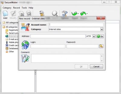 Screenshot of the application SecureWallet - #5