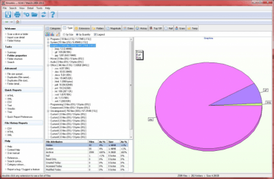 Screenshot of the application Xinorbis - #4
