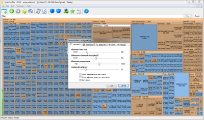 Screenshot of the application SpaceSniffer - #5