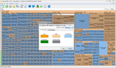 Screenshot of the application SpaceSniffer - #7