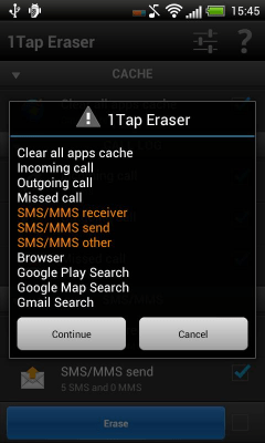 Screenshot of the application 1Tap Eraser | Automatic - #7