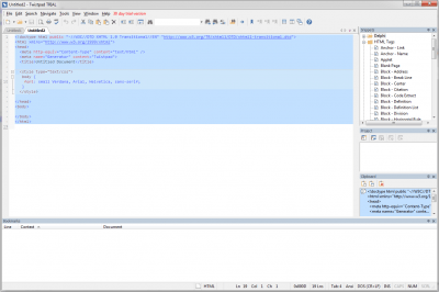 Screenshot of the application Twistpad - #5