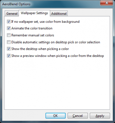 Screenshot of the application AeroBlend - #3