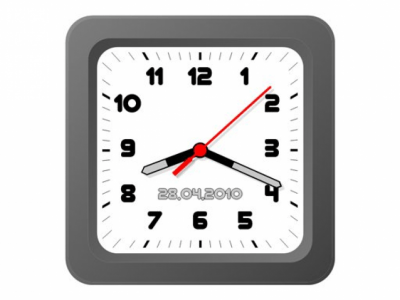 Screenshot of the application Square Clock-7 - #1