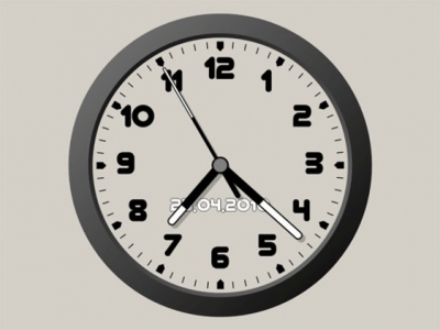 Screenshot of the application Theme Clock-7 - #1