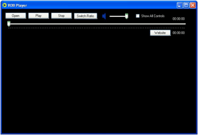 Screenshot of the application VOB Player - #1