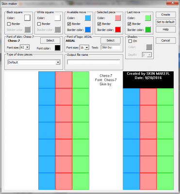 Screenshot of the application Chess-7 - #4