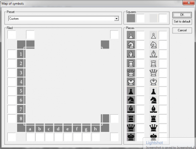 Screenshot of the application Chess-7 - #5
