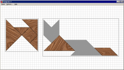 Screenshot of the application Tangram-7 - #1