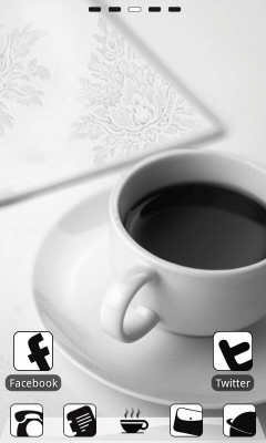 Screenshot of the application Z.CoffeeW Theme GO Launcher EX - #1