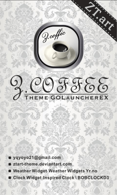 Screenshot of the application Z.CoffeeW Theme GO Launcher EX - #8