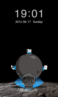 Screenshot of the application MOUSE-Space GOLauncherEX Theme - #2