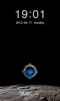 Screenshot of the application MOUSE-Space GOLauncherEX Theme - #3