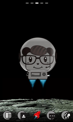 Screenshot of the application MOUSE-Space GOLauncherEX Theme - #6