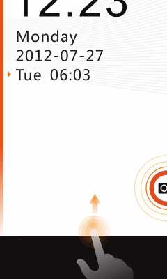 Screenshot of the application NEX GO Locker theme - #4