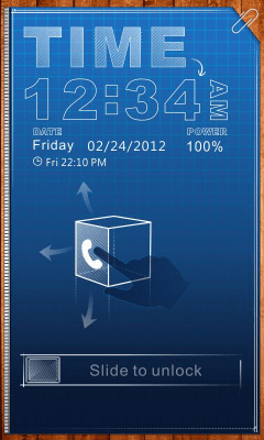 Screenshot of the application SketchX GO Locker theme - #1