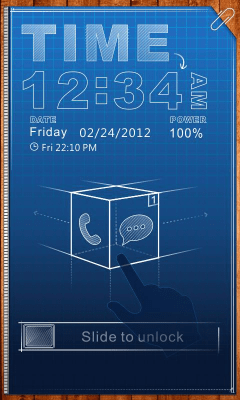 Screenshot of the application SketchX GO Locker theme - #3