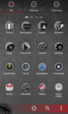 Screenshot of the application MOUSE-R GO LauncherEX Theme - #3