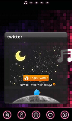 Screenshot of the application pinkmusic Theme GO Launcher EX - #3