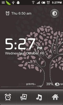 Screenshot of the application Lovetree Theme GO Launcher EX - #4