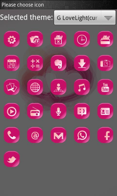 Screenshot of the application GLovelight GO Holistic Theme - #4