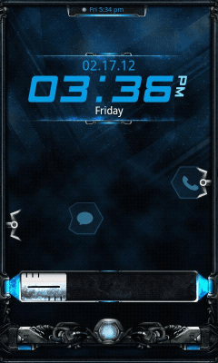 Screenshot of the application StarLight Theme GO Locker - #1