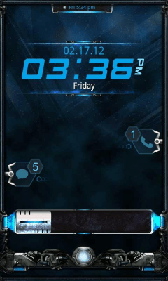 Screenshot of the application StarLight Theme GO Locker - #4
