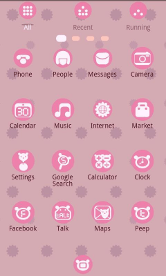 Screenshot of the application Planktonic Girls Theme - #6