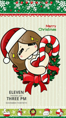 Screenshot of the application Happyxmas Theme GO Launcher EX - #4