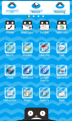 Screenshot of the application K-PENGUIN Theme GO Launcher EX - #3